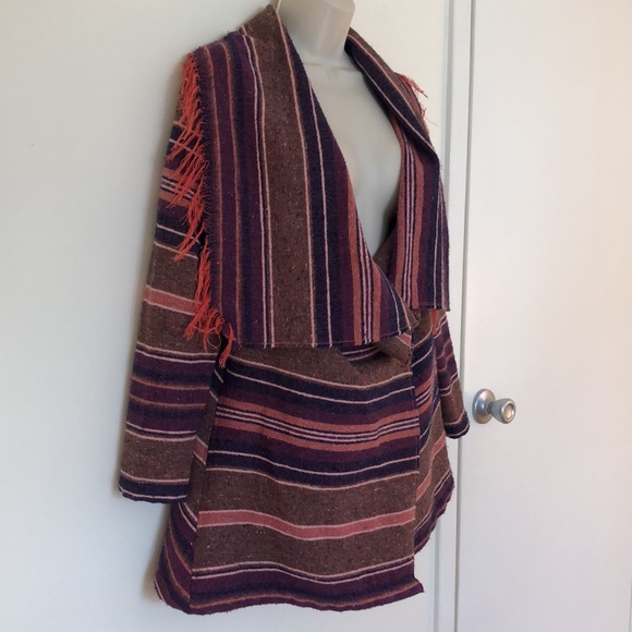 Handmade purple & pink striped jacket 💕💟 - Picture 7 of 14